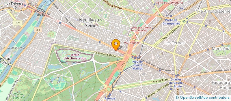 localisation de l'entreprise MARAISHOSPITABLE à NEUILLY-SUR-SEINE