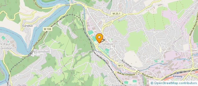 localisation de l'entreprise MARAJO ET ASSOCIES  UNIEUX