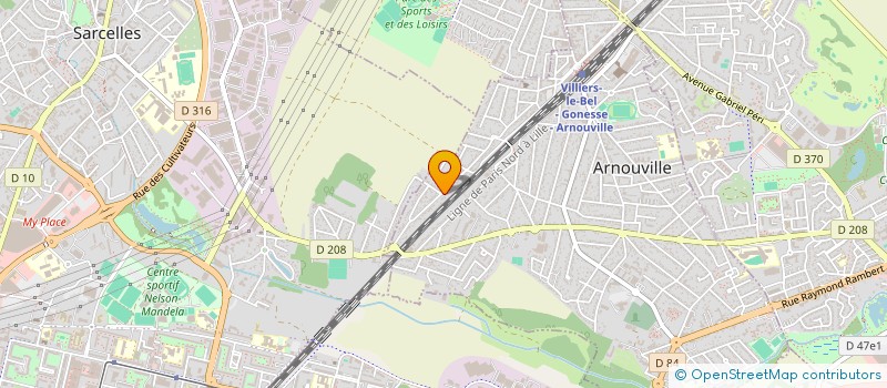 localisation de l'entreprise MARAL  ARNOUVILLE