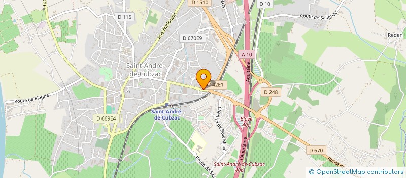 localisation de l'entreprise MARALA  SAINT-ANDRE-DE-CUBZAC