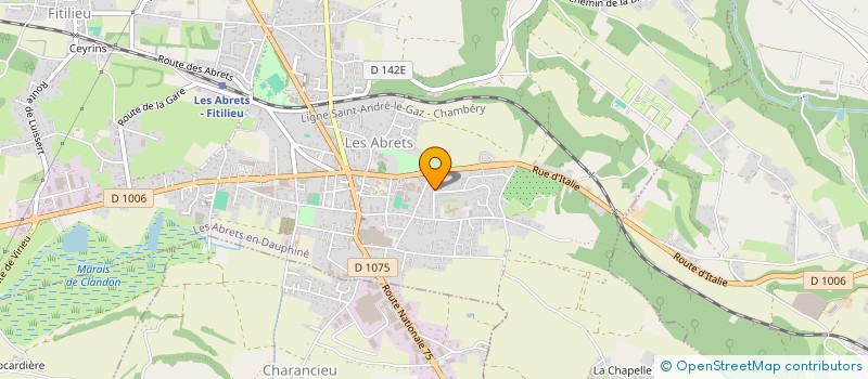 localisation de l'entreprise MARALBE  LES ABRETS-EN-DAUPHINE