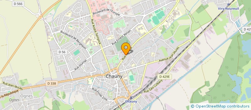 localisation de l'entreprise MARALCRIS  CHAUNY