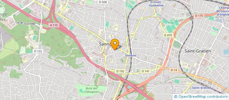 localisation de l'entreprise MARALENE  SANNOIS