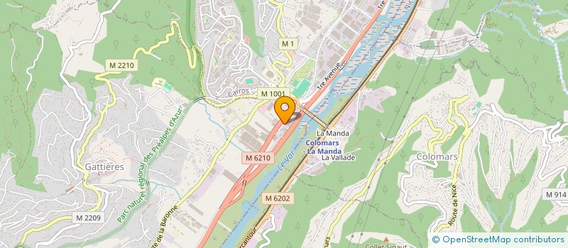 localisation de l'entreprise MARALGAT à GATTIERES