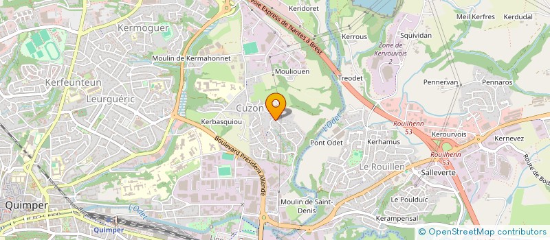 localisation de l'entreprise MARALYS  QUIMPER