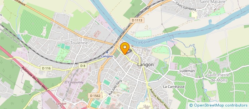 localisation de l'entreprise MARAM à LANGON