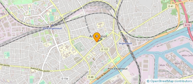 localisation de l'entreprise MARAM  ARGENTEUIL