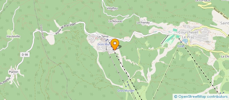 localisation de l'entreprise MARAMA 73 à COURCHEVEL