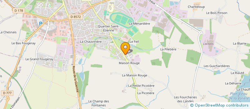 localisation de l'entreprise MARAMA  VITRE
