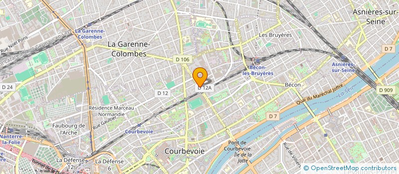 localisation de l'entreprise MARAMARI HOLDING à COURBEVOIE