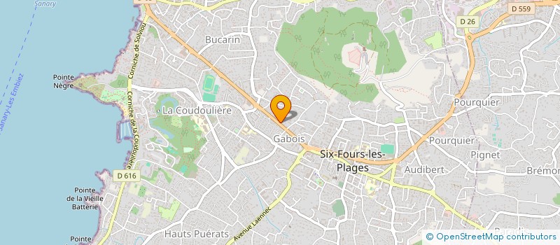 localisation de l'entreprise MARAMU à SIX-FOURS-LES-PLAGES