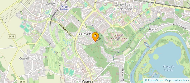 localisation de l'entreprise MARAMU ETOILE  CERGY