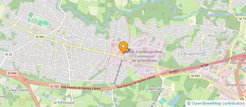 localisation de l'entreprise MARANA à SAUTRON