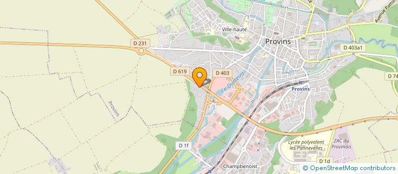 localisation de l'entreprise MARANA  PROVINS