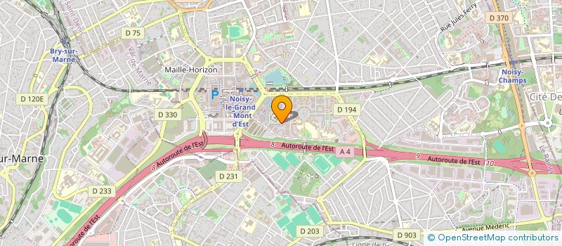 localisation de l'entreprise MARANATHA IMMO  NOISY-LE-GRAND