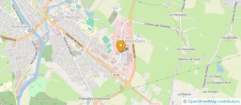 localisation de l'entreprise MARANDELE à LAVAL