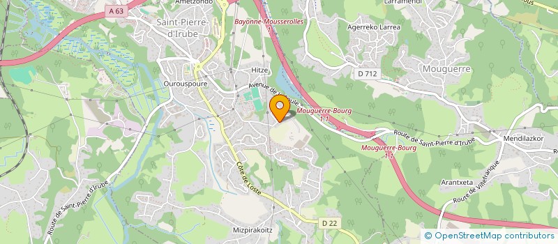 localisation de l'entreprise MARANDI à SAINT-PIERRE-D'IRUBE