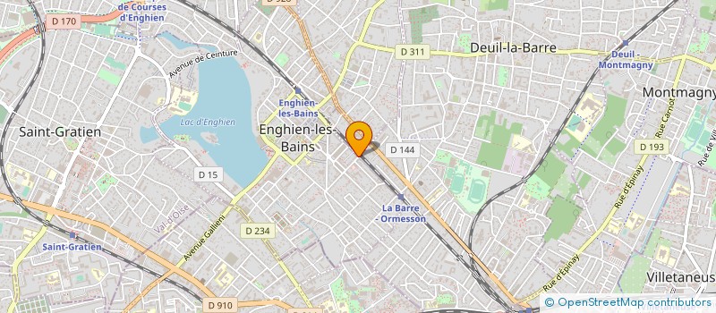 localisation de l'entreprise MARANELLO à ENGHIEN-LES-BAINS