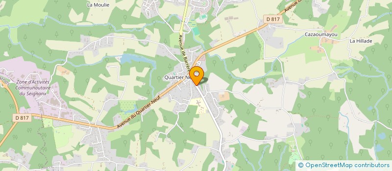 localisation de l'entreprise MARANELLO  SAINT-MARTIN-DE-SEIGNANX