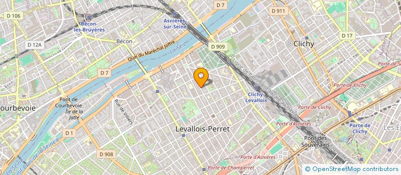 localisation de l'entreprise MARANELLO FRANCE à LEVALLOIS-PERRET
