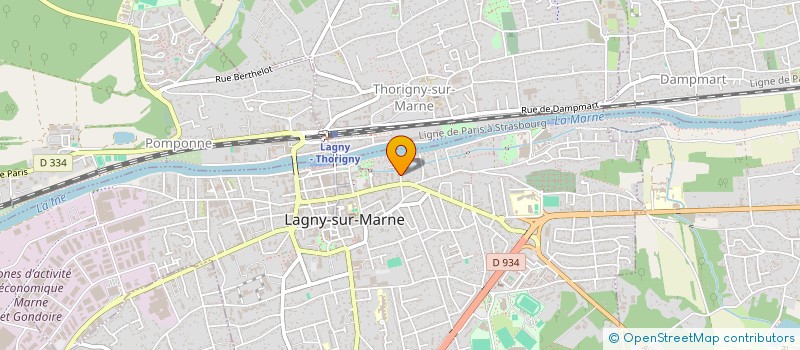 localisation de l'entreprise MARANETT  LAGNY-SUR-MARNE