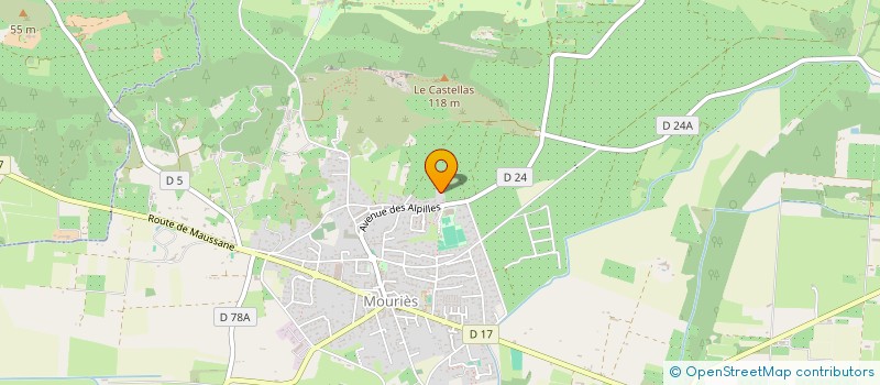 localisation de l'entreprise MARANG  MOURIES