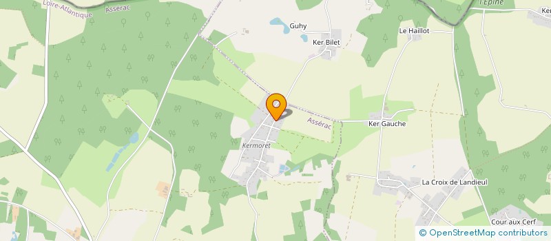 localisation de l'entreprise MARANGE  ASSERAC