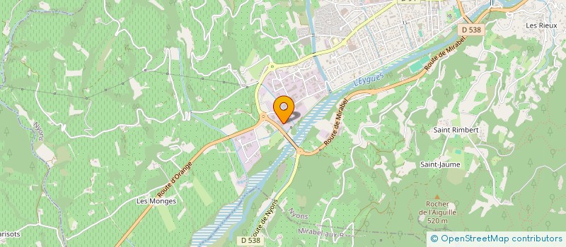 localisation de l'entreprise MARANGE  NYONS