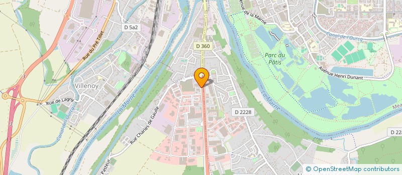 localisation de l'entreprise MARANGE  MAREUIL-LES-MEAUX