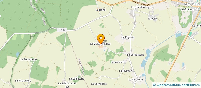 localisation de l'entreprise MARANGER à PAULNAY