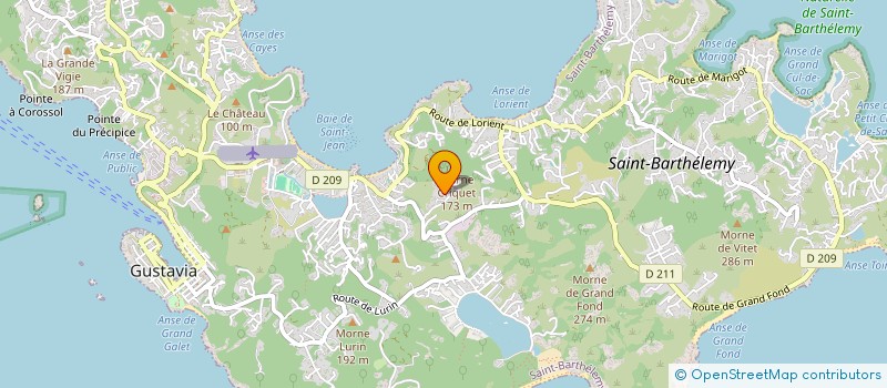 localisation de l'entreprise MARANNI à SAINT BARTHELEMY