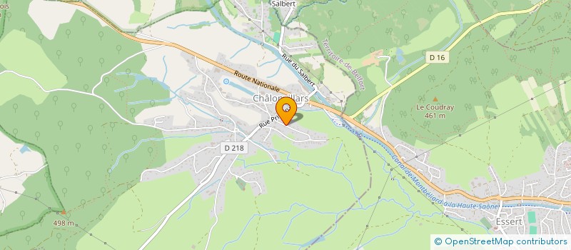 localisation de l'entreprise MARANPAJE  CHALONVILLARS