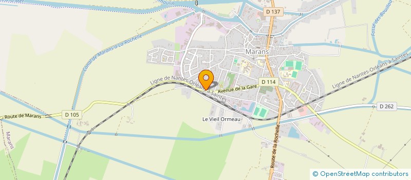 localisation de l'entreprise MARANS DANSES T RAD  MARANS