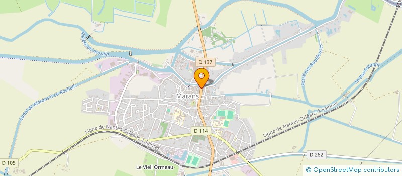 localisation de l'entreprise MARANS PIZZAS à MARANS