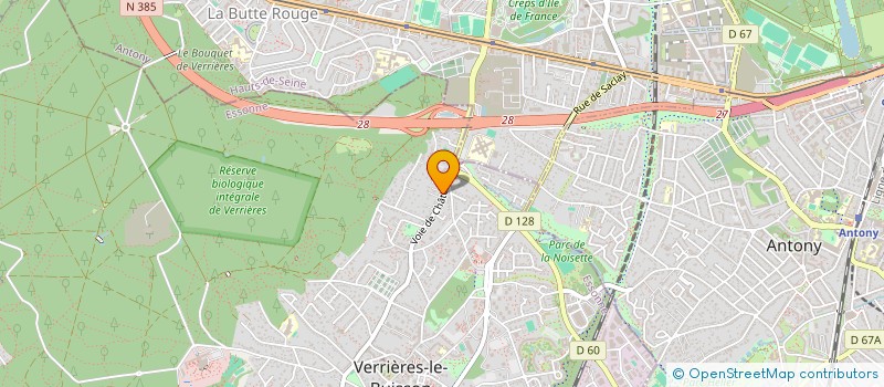 localisation de l'entreprise MARANT à VERRIERES-LE-BUISSON