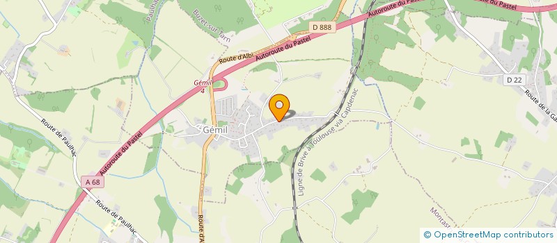 localisation de l'entreprise MARANT  GEMIL