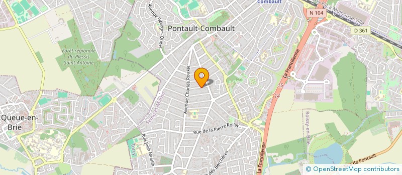 localisation de l'entreprise MARANT  PONTAULT-COMBAULT