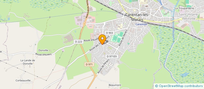 localisation de l'entreprise MARANT  CARENTAN-LES-MARAIS