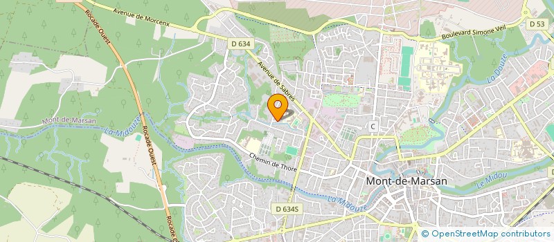 localisation de l'entreprise MARANTANY à MONT-DE-MARSAN