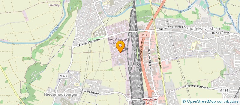 localisation de l'entreprise MARANTEC FRANCE à MUNDOLSHEIM