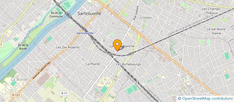 localisation de l'entreprise MARAO  SARTROUVILLE