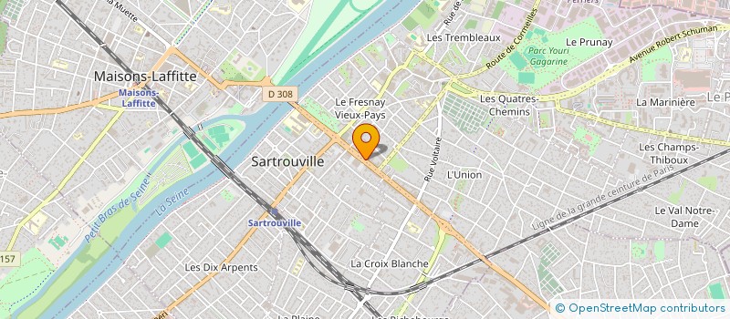localisation de l'entreprise MARAO PAVAGE à SARTROUVILLE