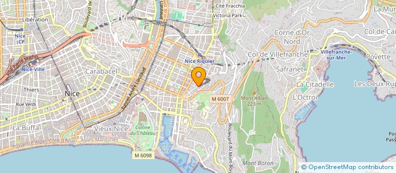 localisation de l'entreprise MARAPH à NICE