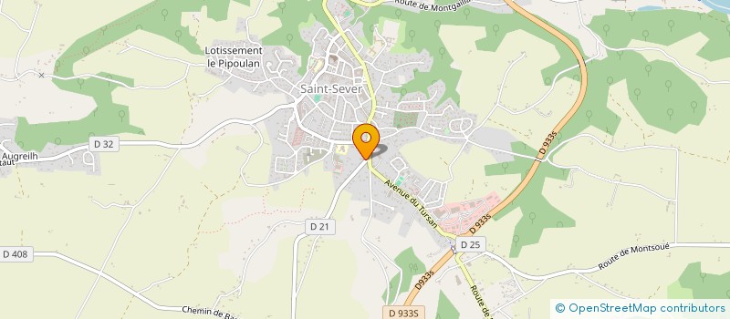 localisation de l'entreprise MARARA à SAINT-SEVER
