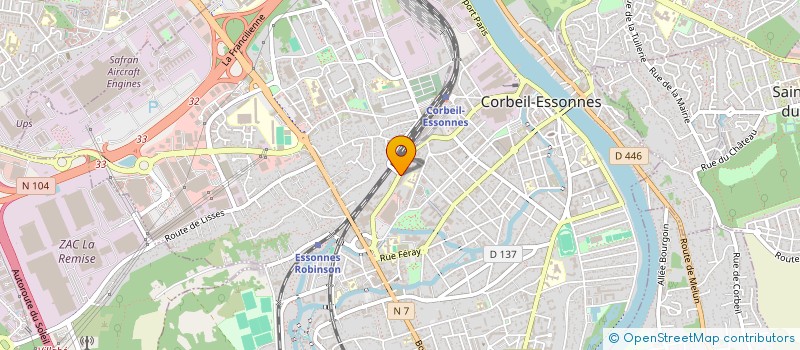 localisation de l'entreprise MARAS à CORBEIL-ESSONNES