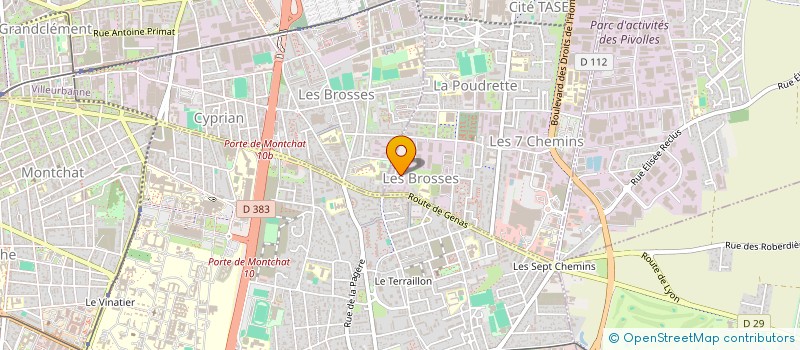 localisation de l'entreprise MARAS  VAULX-EN-VELIN