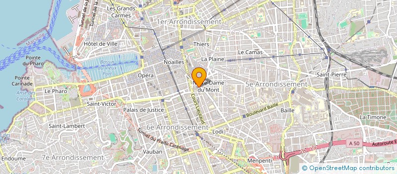 localisation de l'entreprise MARASA à MARSEILLE