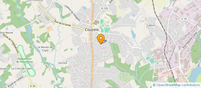 localisation de l'entreprise MARASLI FACADE à COUZEIX