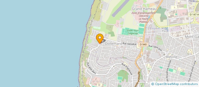 localisation de l'entreprise MARAT à LE HAVRE