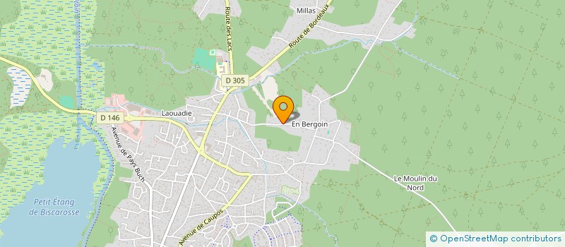 localisation de l'entreprise MARATHI  BISCARROSSE